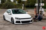 Volkswagen Scirocco on Vossen Wheels (VLE1) 2015 года